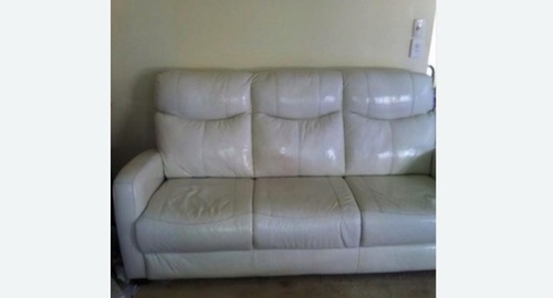 Химчистка кожаного дивана. Новопеределкино